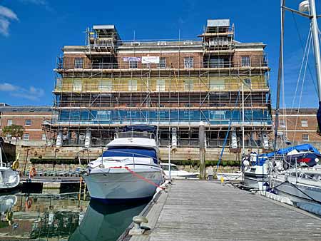 Royal Clarence Marina, Gosport decorating contract